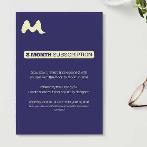 Moon to Moon journal - 3 months subscription